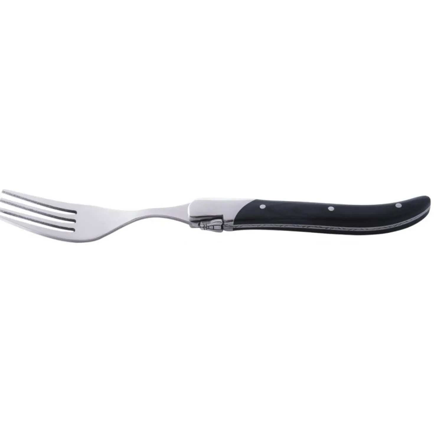 Laguiole Style De Vie Luxury Line Steakmessen & Vorkenset Ebbenhout