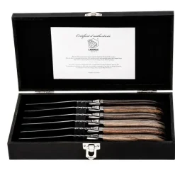 Laguiole Style de Vie Luxury Line Steakmessen Gemengd Hout (6 stuks)