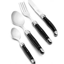 Laguiole Style de Vie Premium Line Bestekset Zwart (24-Delig)