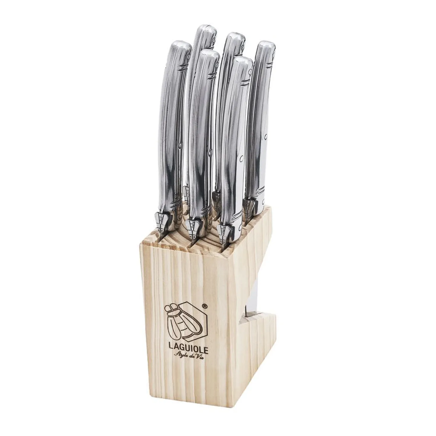 Laguiole Style de Vie Steakmessen Premium Line RVS