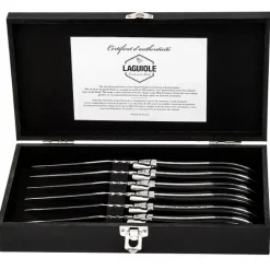 Laguiole Style de Vie Steakmessen Luxury Line Ebbenhout