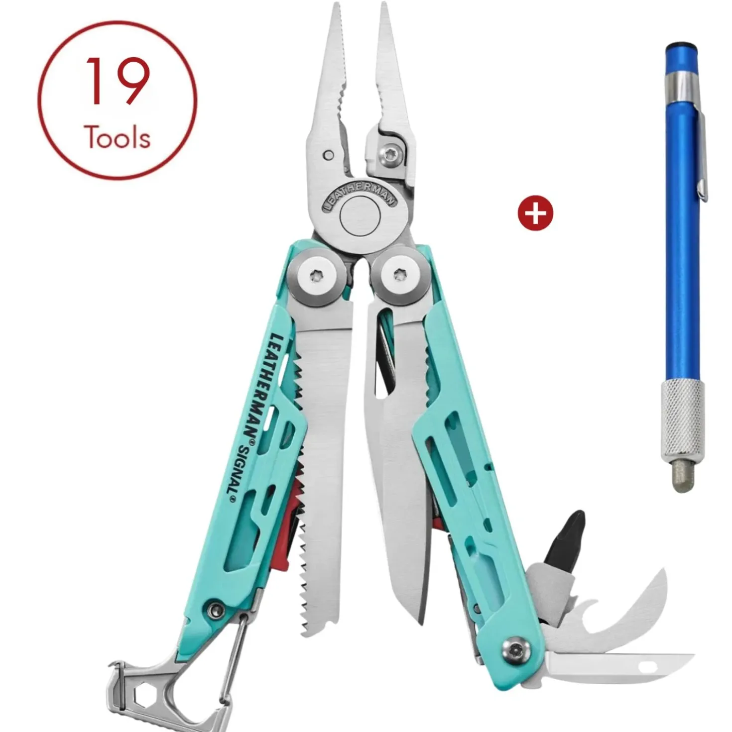 Leatherman Signal Multitool Aqua/Zilver