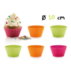 Lekue Silicone Reuze Muffinvormpjes (6 stuks)