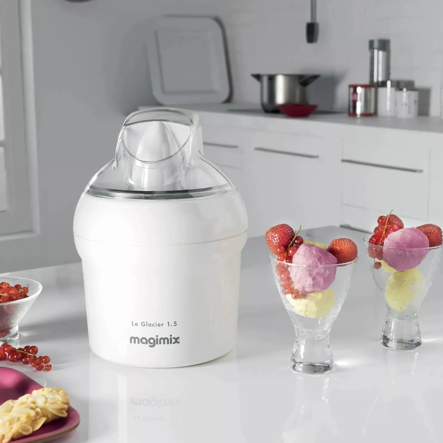 Magimix Glacier ijsmachine Wit 1.1 liter
