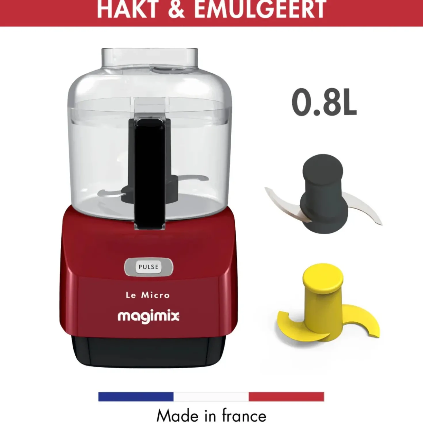 Magimix Le Micro Hakker Rood