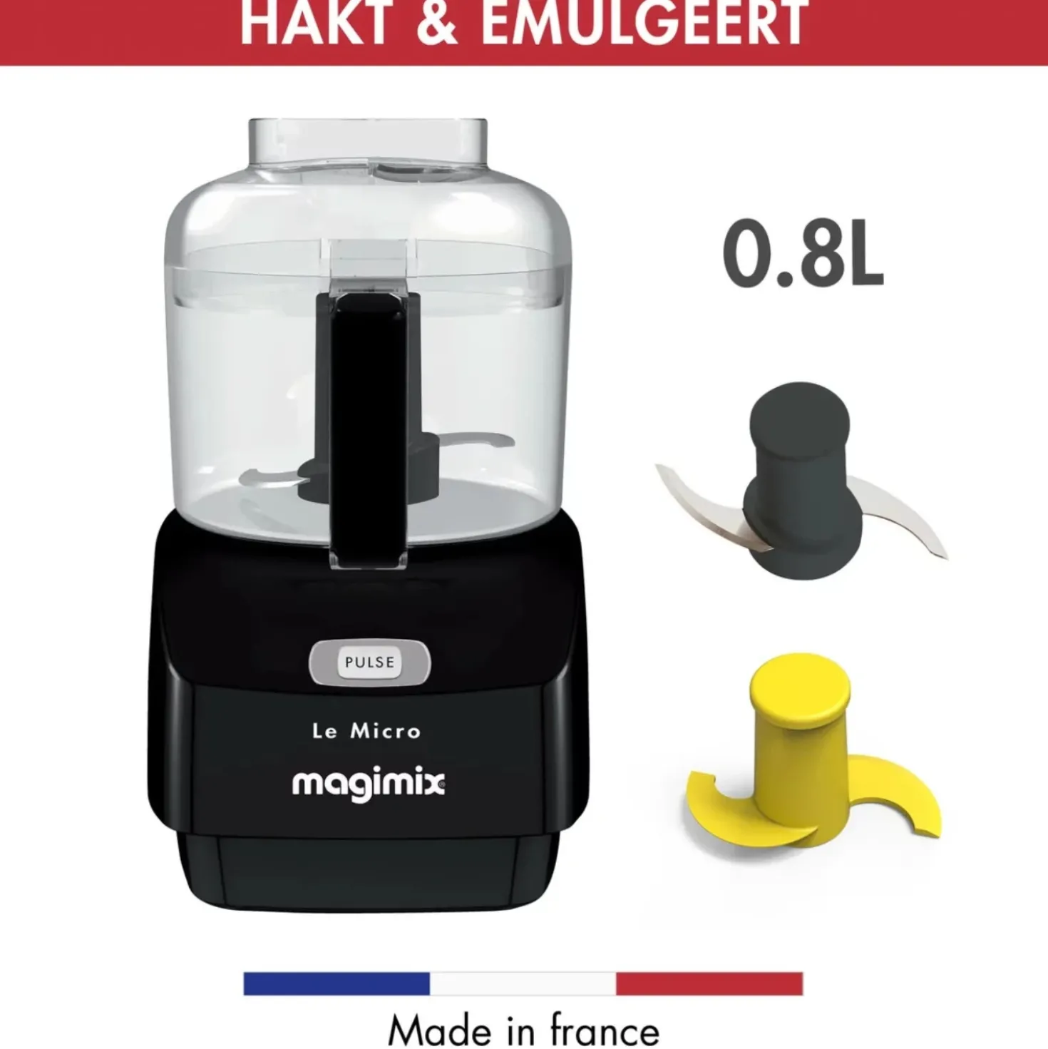 Magimix Le Micro Hakker Zwart