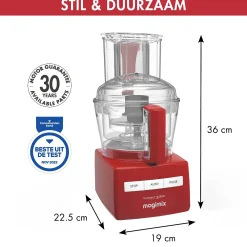 Magimix 3200 XL Compact Foodprocessor Rood