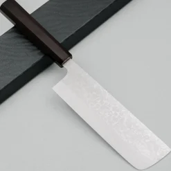 Makoto Kurosaki VG7 Damast Ebony Nakiri 17 cm