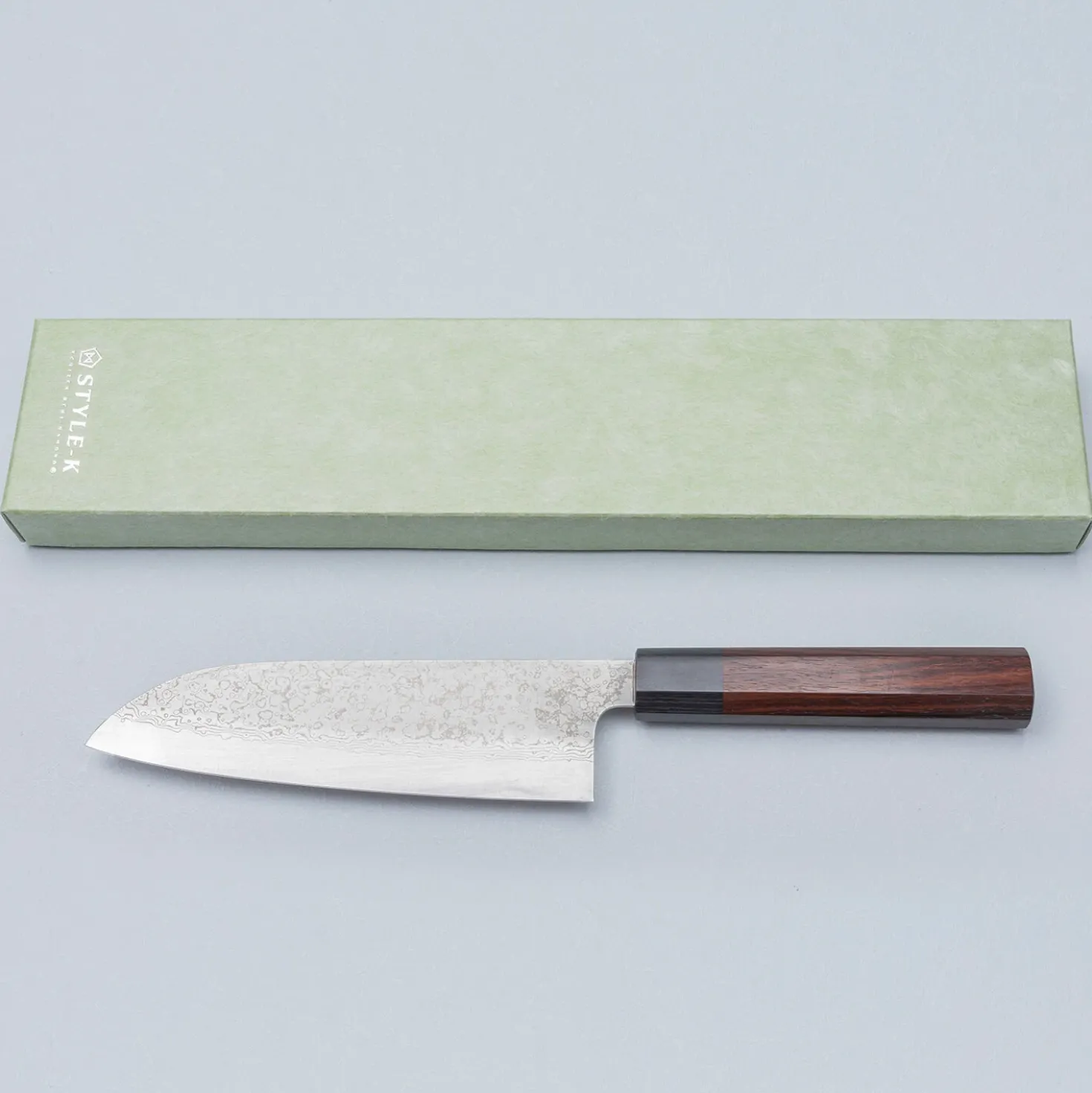 Makoto Kurosaki VG10W Damast Rosewood Santoku 17 cm