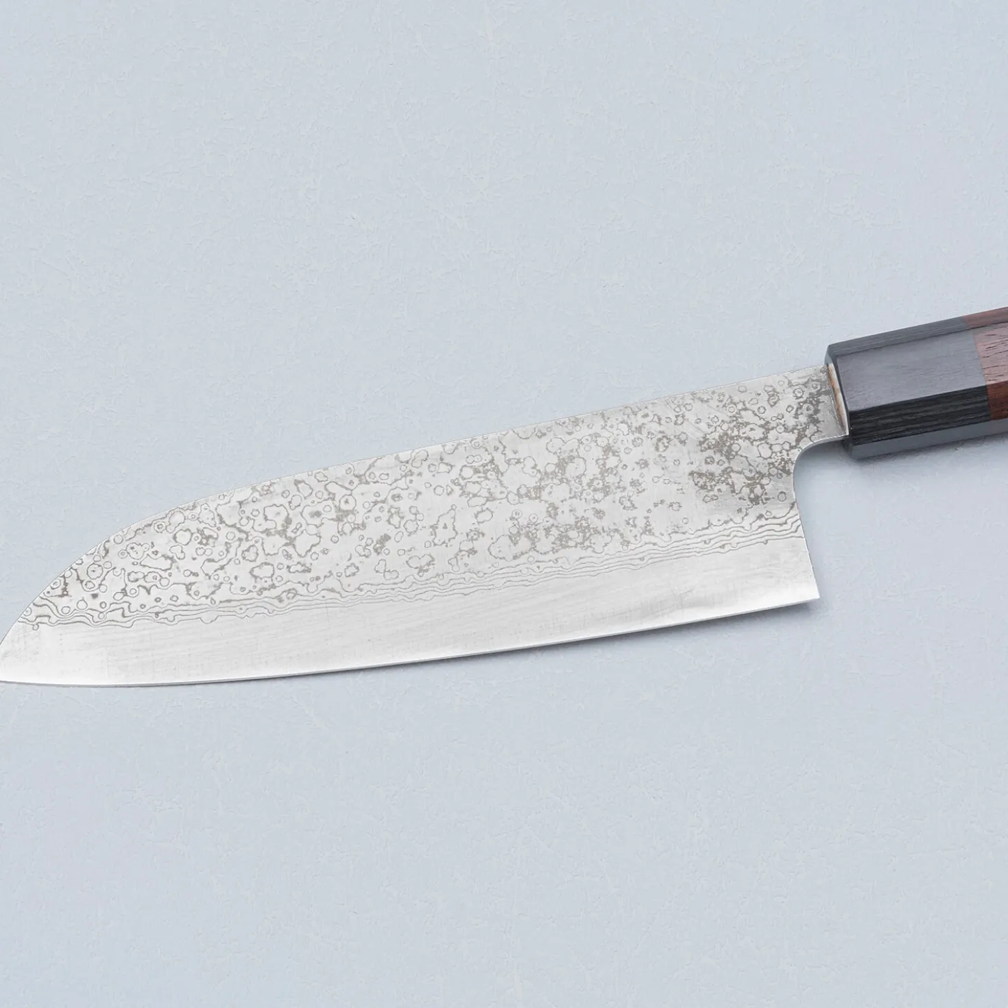 Makoto Kurosaki VG10W Damast Rosewood Santoku 17 cm