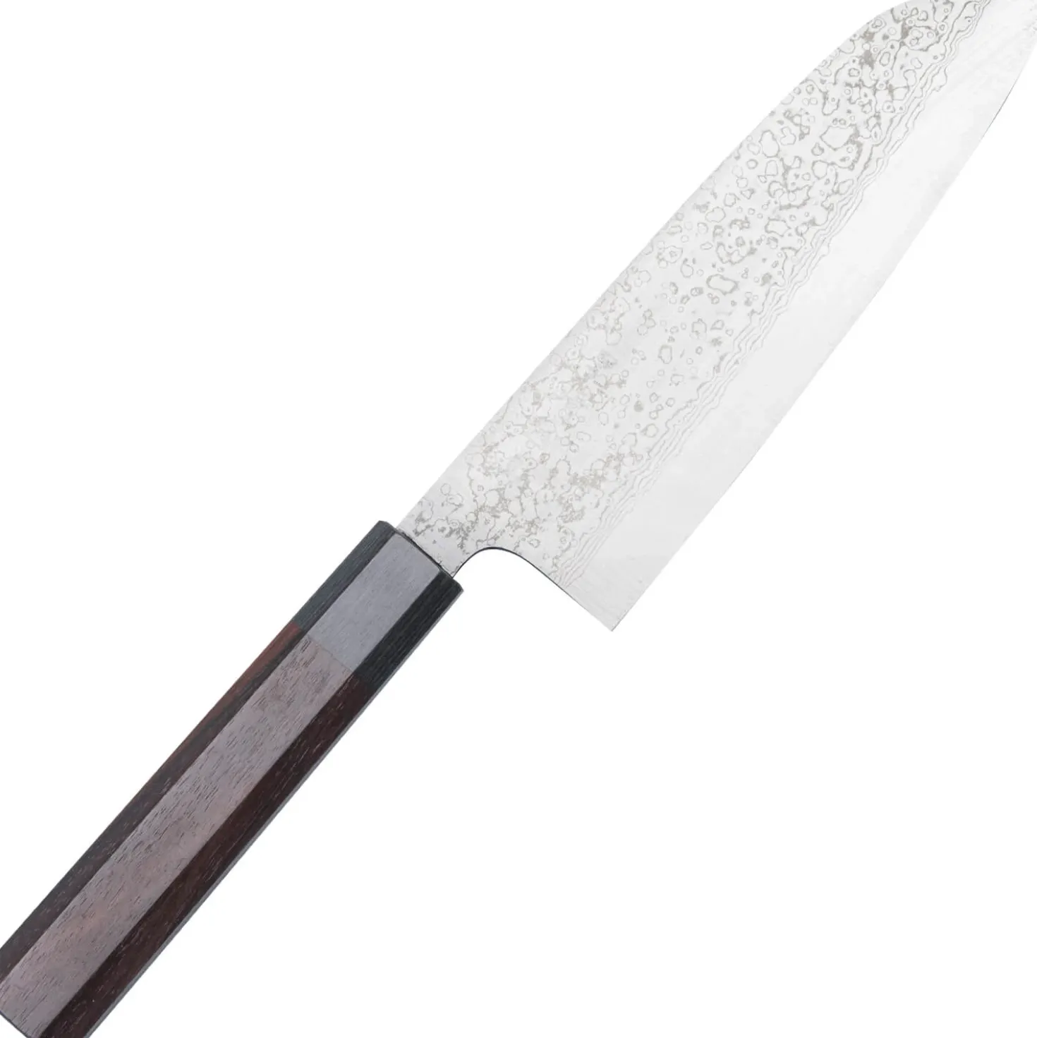 Makoto Kurosaki VG10W Damast Rosewood Santoku 17 cm