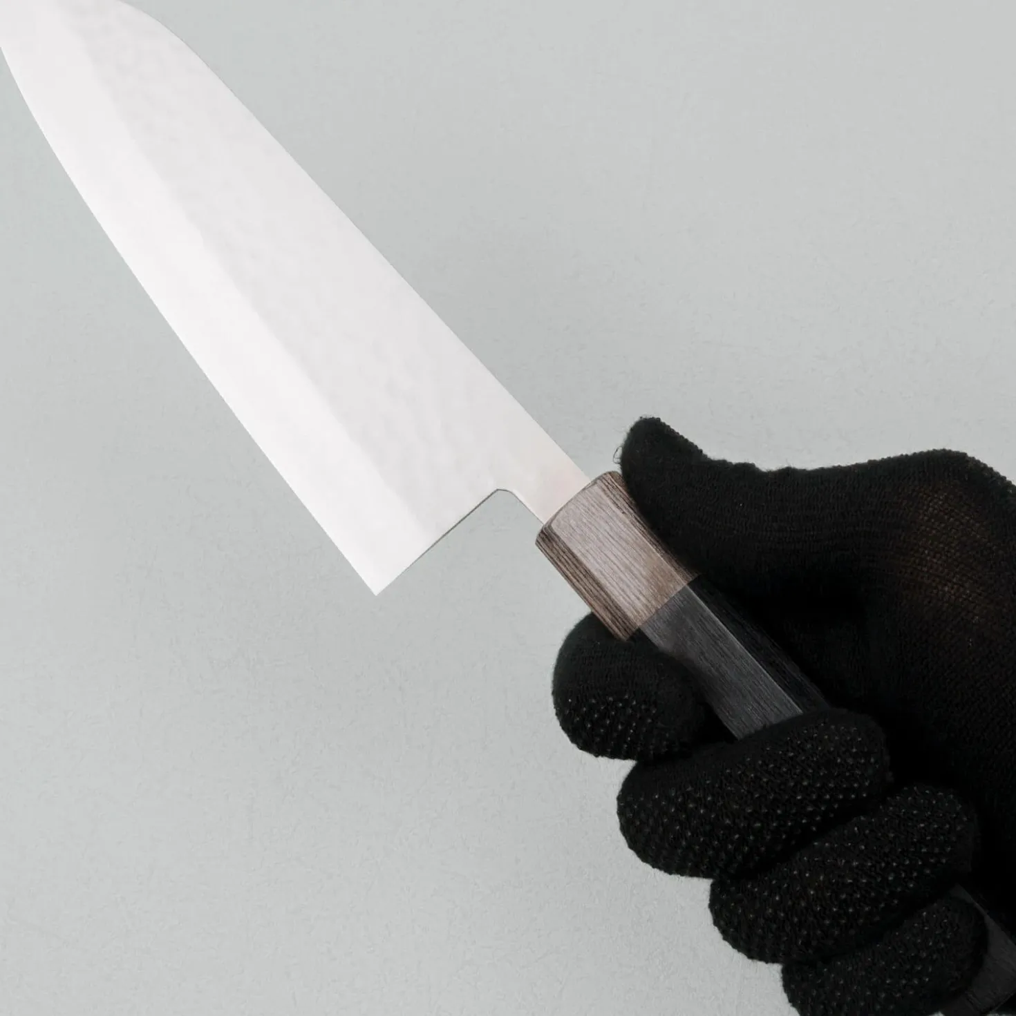 Masutani VG-1 Pakka Black Gray Santoku 17 cm