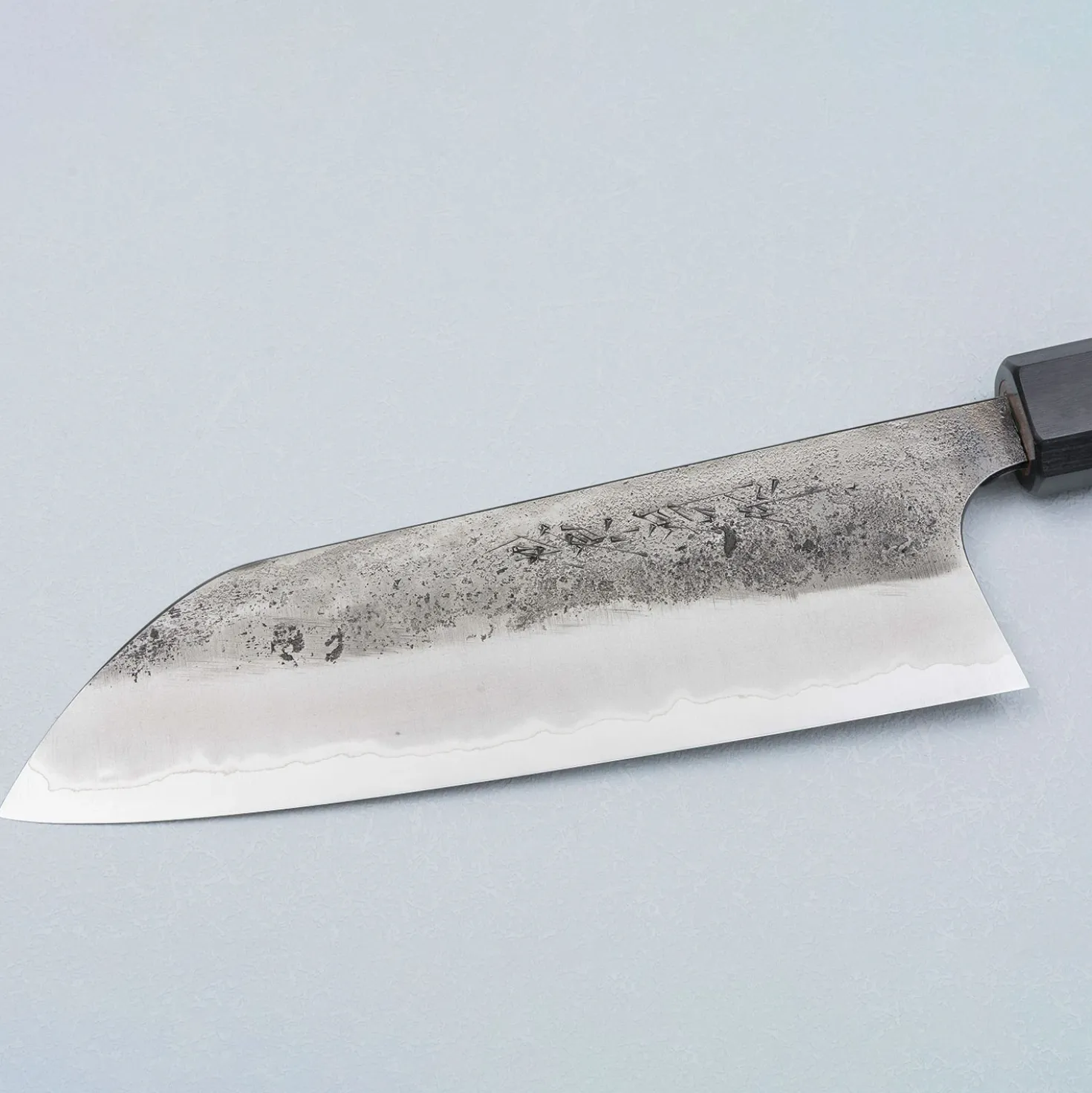 Matsubara Aogami #2 Nashiji Black Santoku 16.5 cm