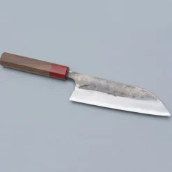 Matsubara Aogami #2 Nashiji Red Santoku 16.5 cm