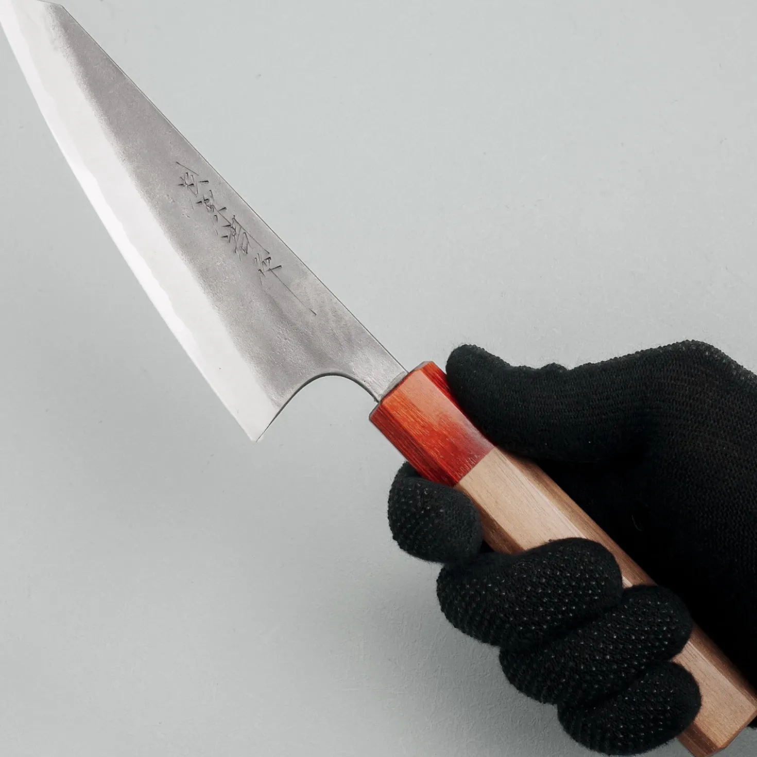 Matsubara Aogami #2 Nashiji Red Honesuki 15 cm