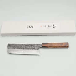 Matsubara Aogami #2 Nashiji Ring Nakiri 16.5 cm