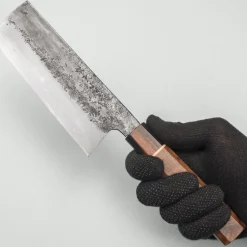 Matsubara Aogami #2 Nashiji Ring Nakiri 16.5 cm