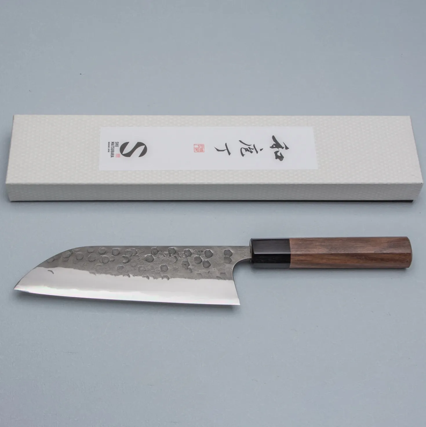 Matsubara Aogami #2 Tsuchime Santoku 17 cm