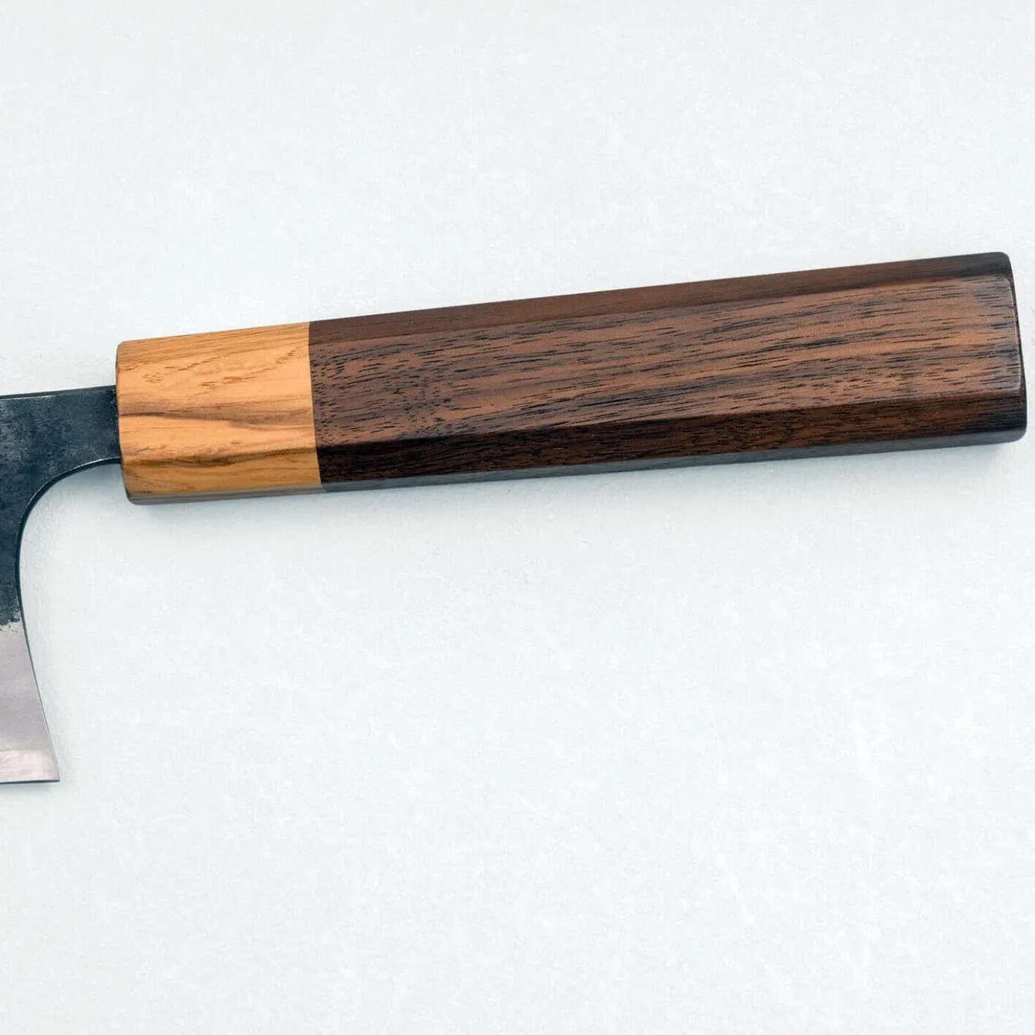 Matsubara Shirogami #1 Kurouchi Stainless Clad Gyuto 21 cm