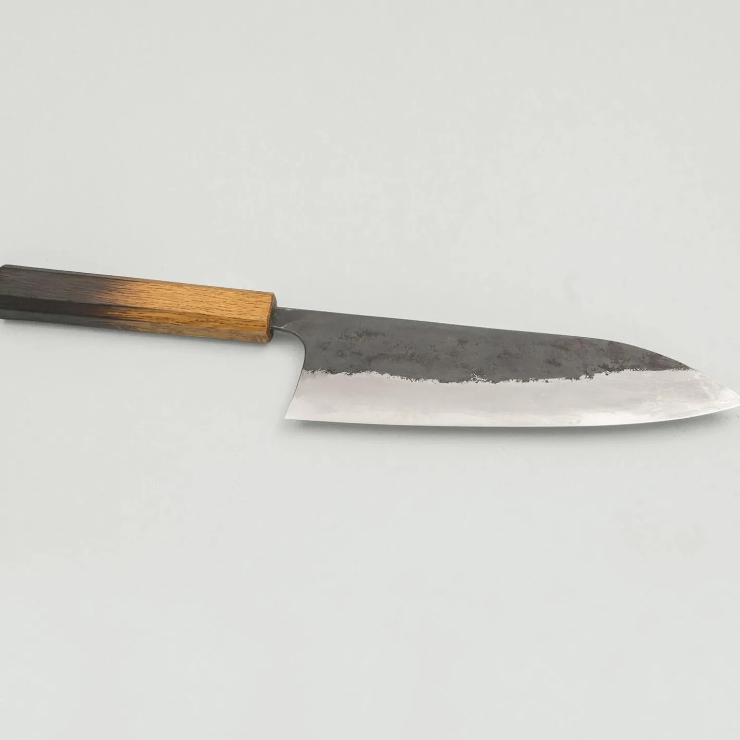 Matsubara Shirogami #1 Kurouchi Stainless Clad Gyuto 21 cm