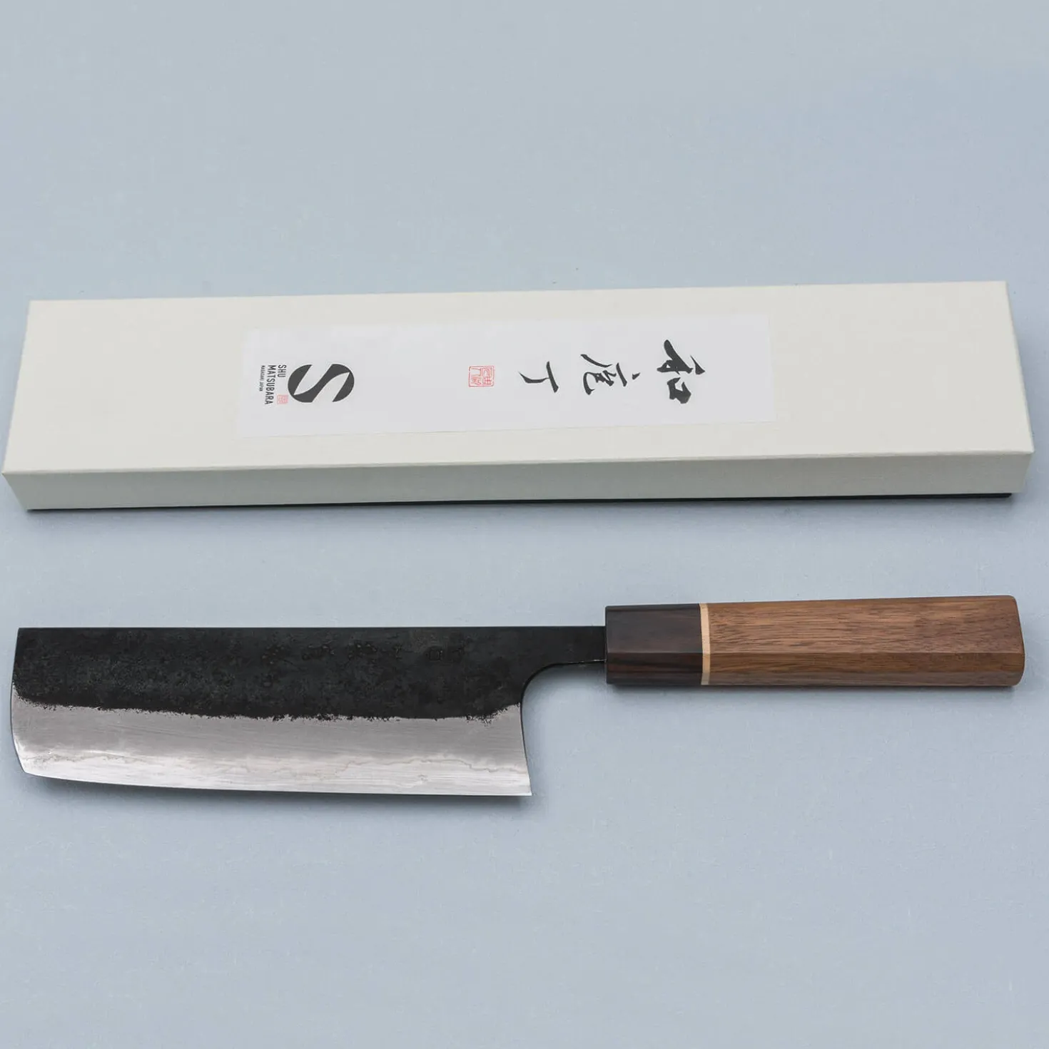 Matsubara Shirogami #1 Kurouchi Nakiri 16.5 cm