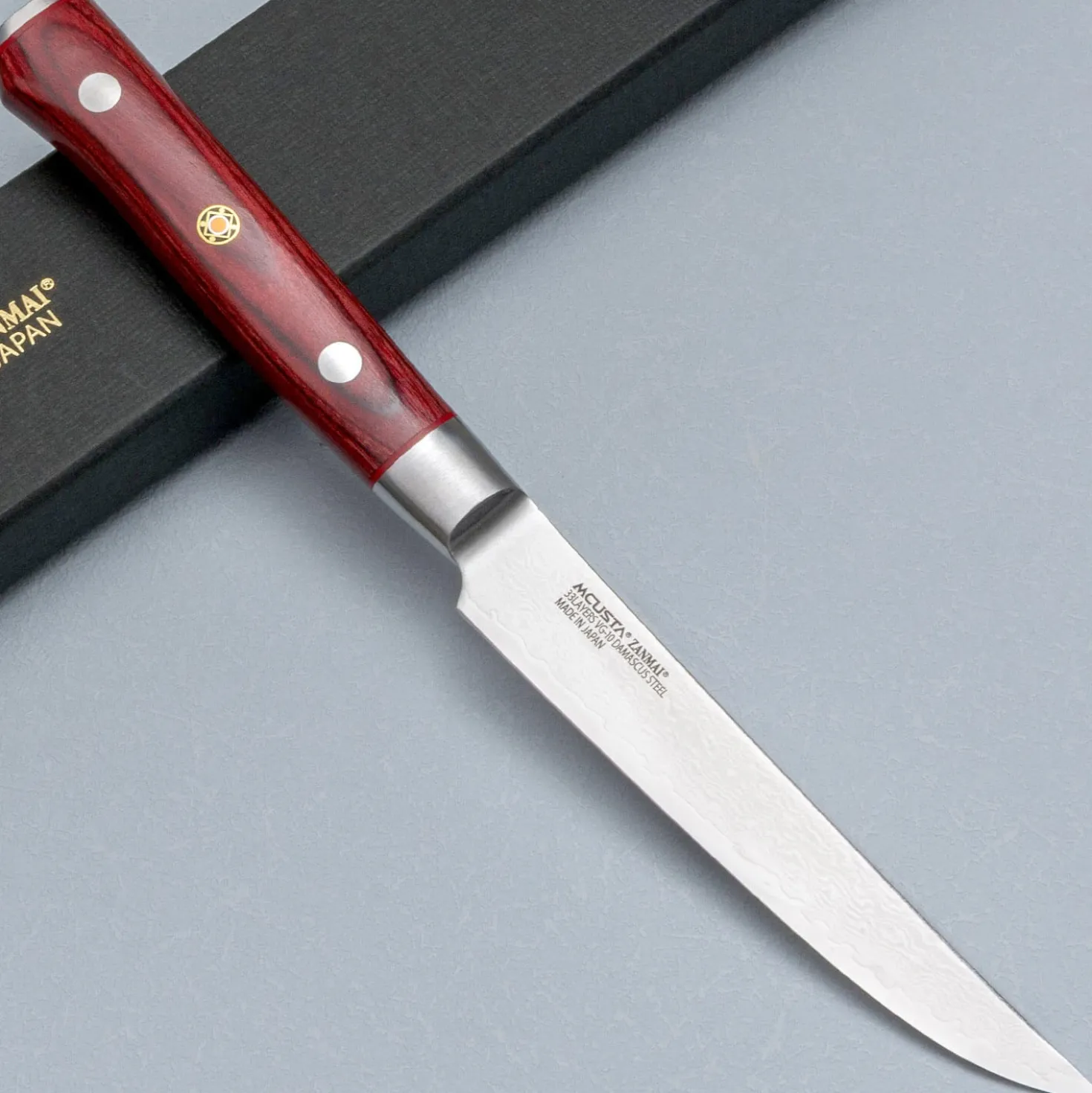 Mcusta Zanmai Classic Pro Red Steakmes 11.5 cm