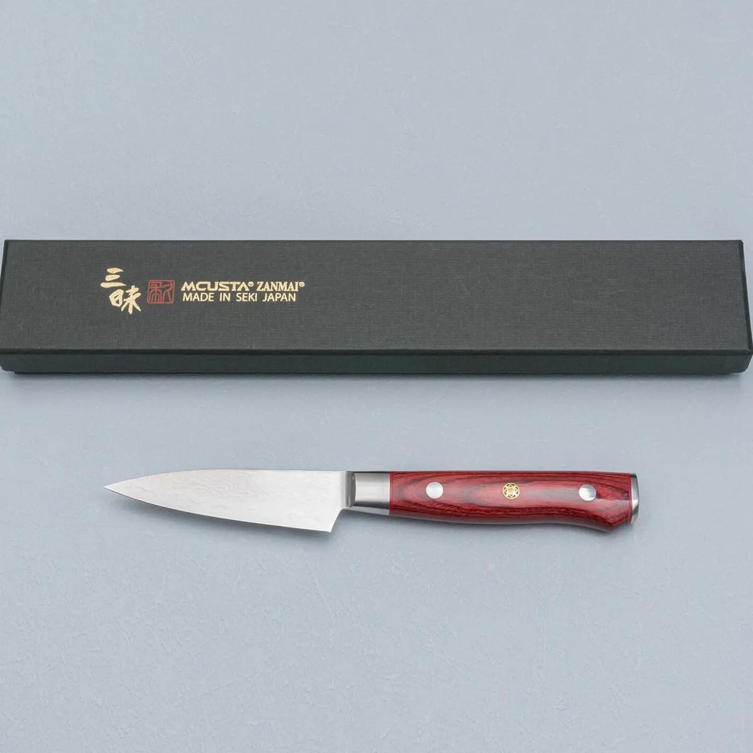 Mcusta Zanmai Classic Pro Red Petty 9 cm