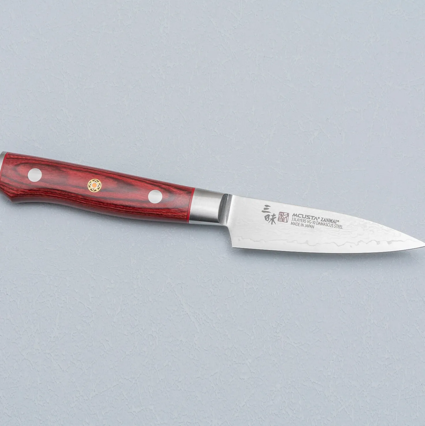 Mcusta Zanmai Classic Pro Red Petty 9 cm