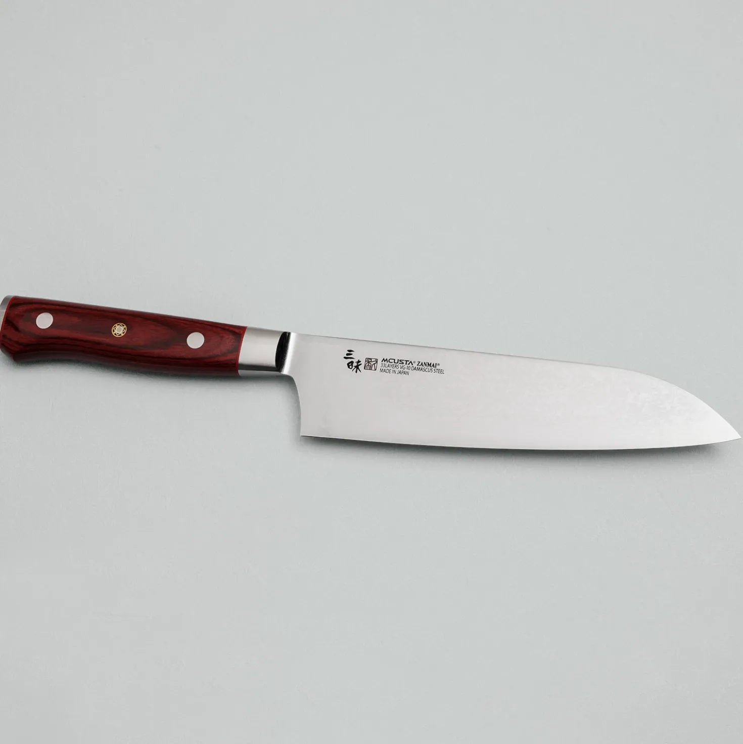 Mcusta Zanmai Classic Pro Red Santoku 18 cm