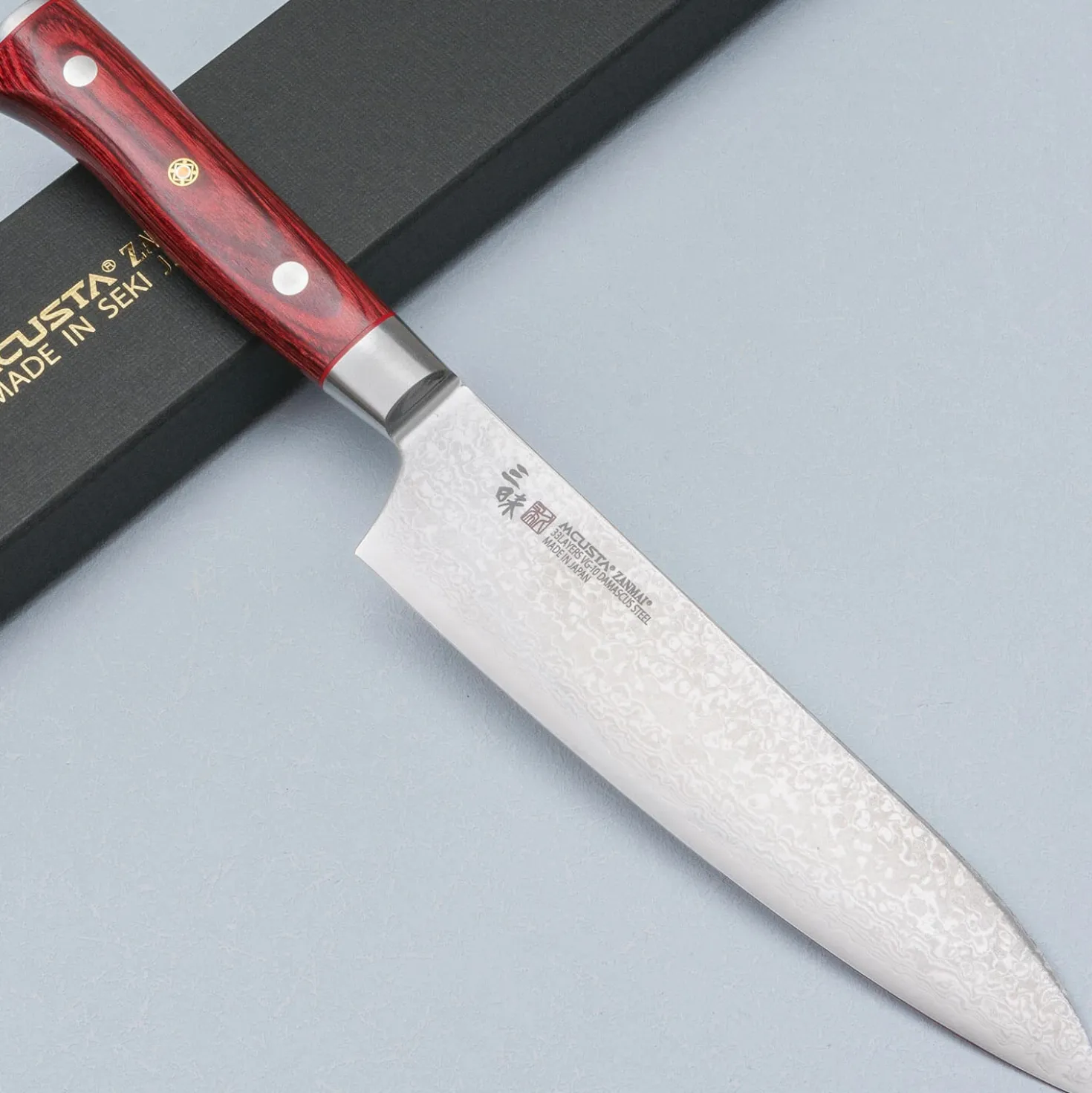 Mcusta Zanmai Classic Pro Red Gyuto 18 cm