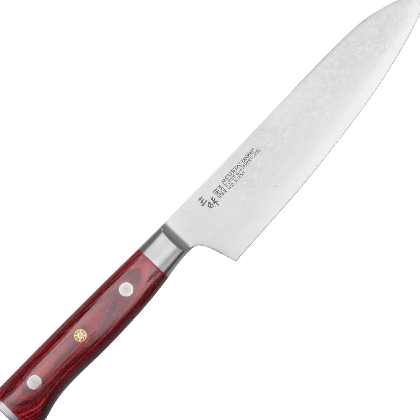 Mcusta Zanmai Classic Pro Red Gyuto 18 cm