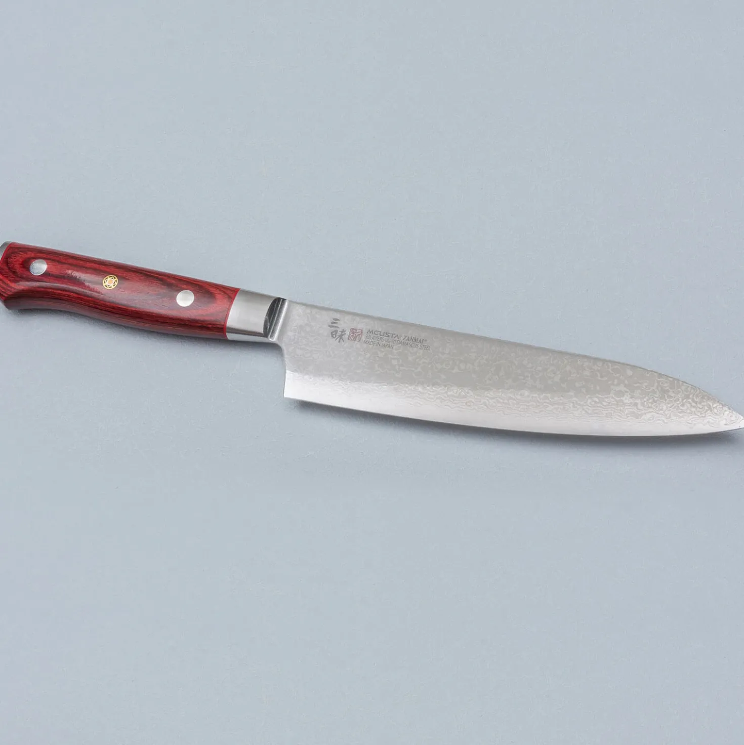 Mcusta Zanmai Classic Pro Red Gyuto 18 cm