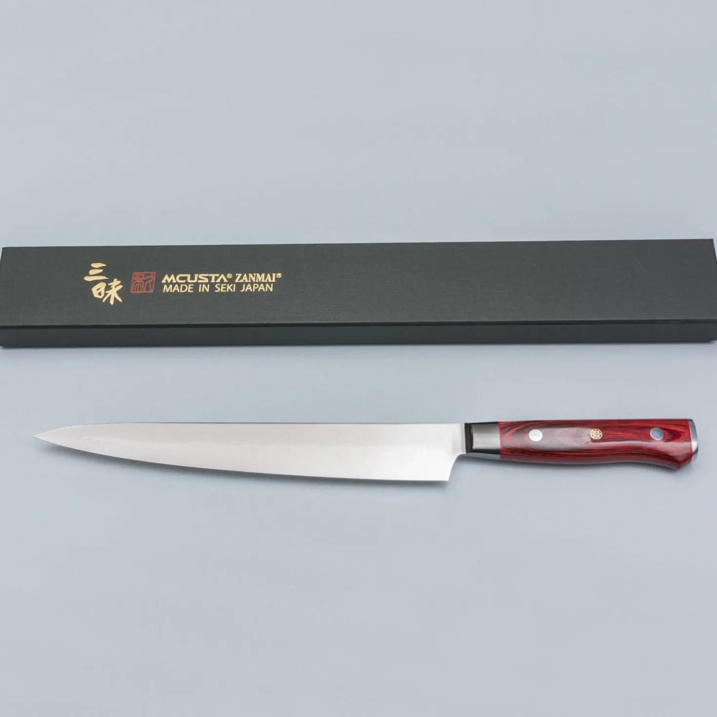 Mcusta Zanmai Classic Pro Red Sujihiki 24 cm