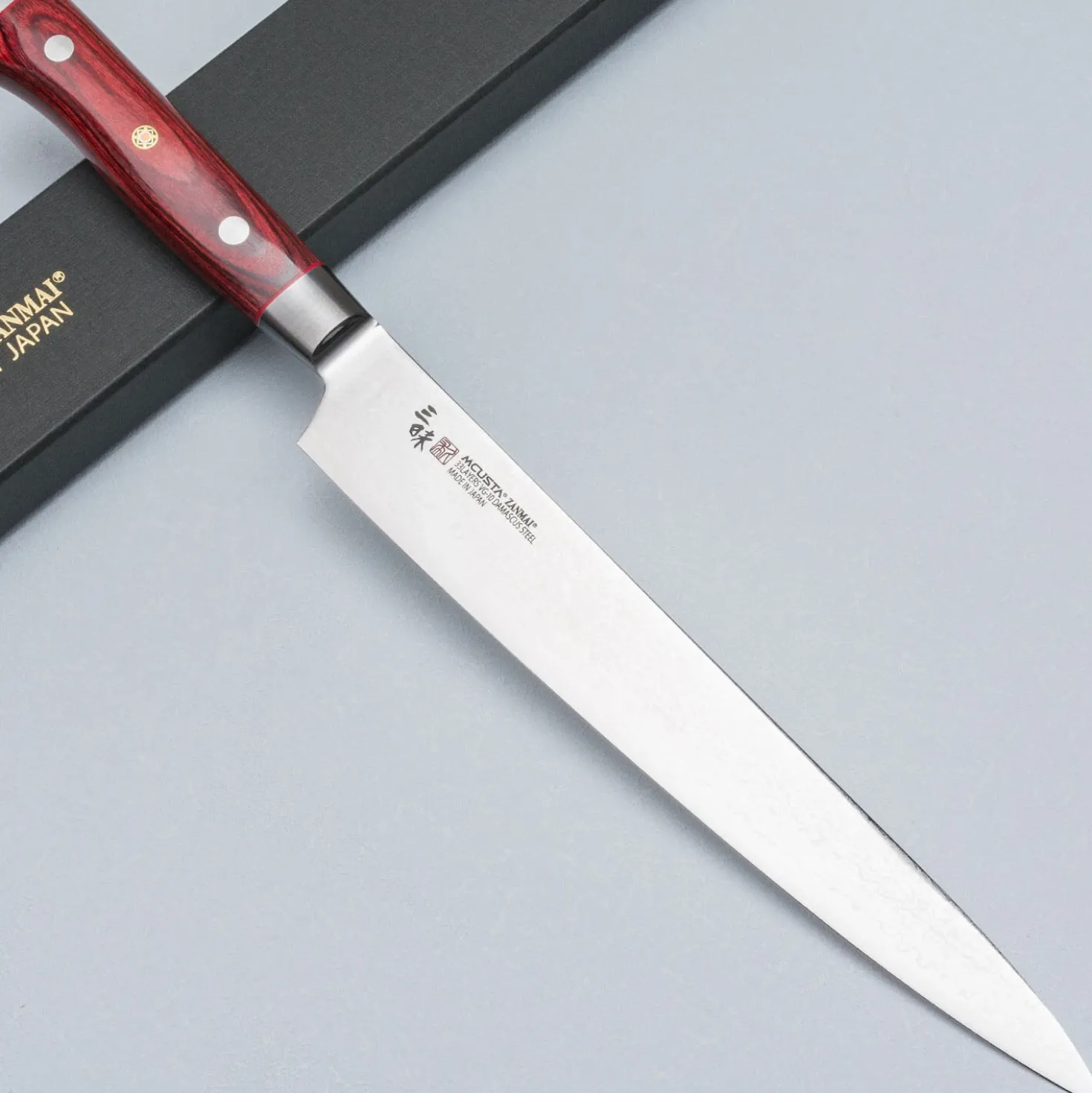 Mcusta Zanmai Classic Pro Red Sujihiki 24 cm