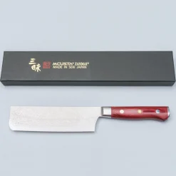 Mcusta Zanmai Classic Pro Red Nakiri 16.5 cm
