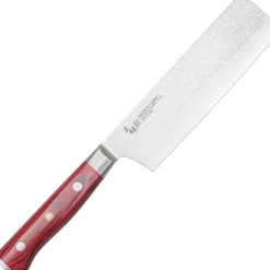Mcusta Zanmai Classic Pro Red Nakiri 16.5 cm