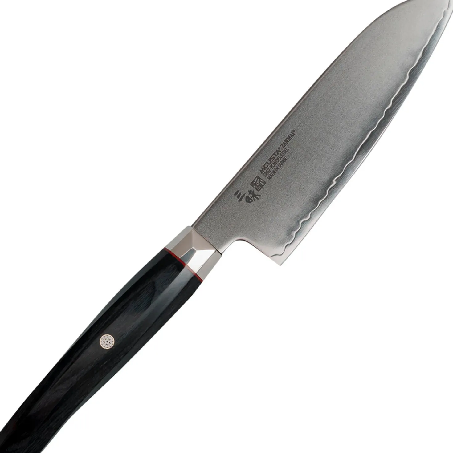 Mcusta Zanmai Revolution Black Santoku 15 cm