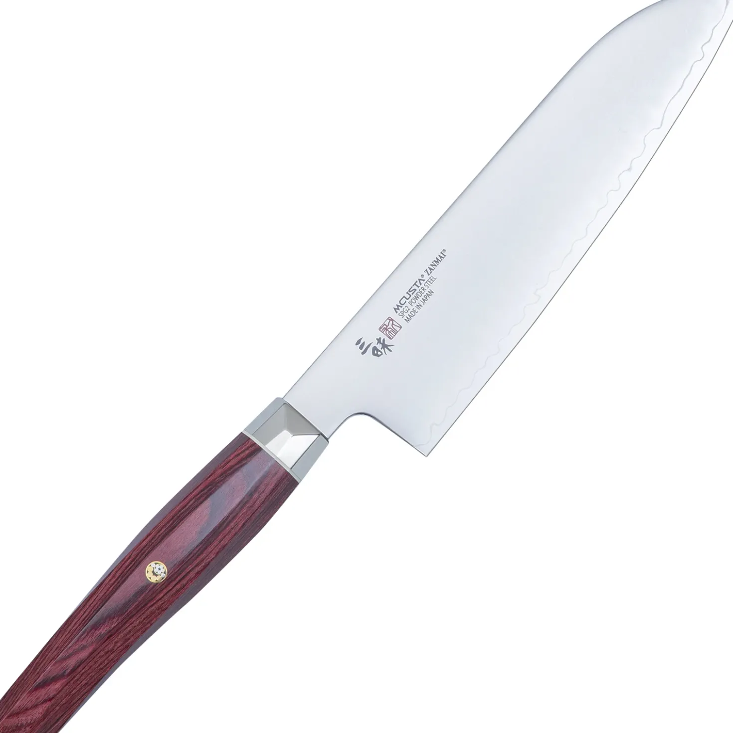 Mcusta Zanmai Revolution Red Santoku 18 cm
