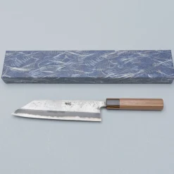 Motokyuuichi Aogami Super Nashiji Striped Bunka 21 cm