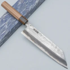 Motokyuuichi Aogami Super Nashiji Striped Bunka 21 cm