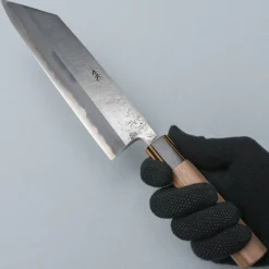 Motokyuuichi Aogami Super Nashiji Striped Bunka 21 cm
