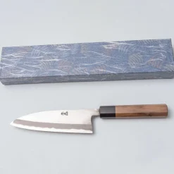Motokyuuichi Aogami Super Nashiji Santoku 16.5 cm