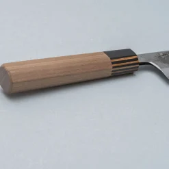 Motokyuuichi Aogami Super Nashiji Striped Bunka 18 cm