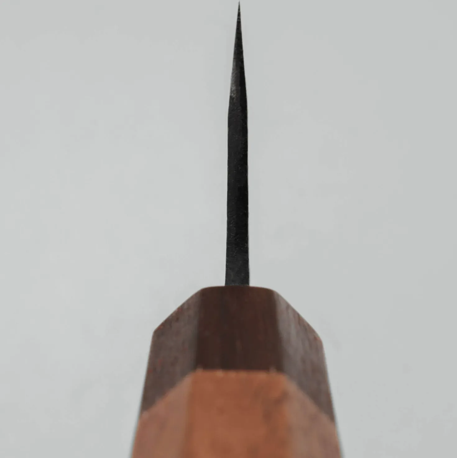 Motokyuuichi Shirogami #2 Kurouchi Tsuchime Santoku 16.5 cm