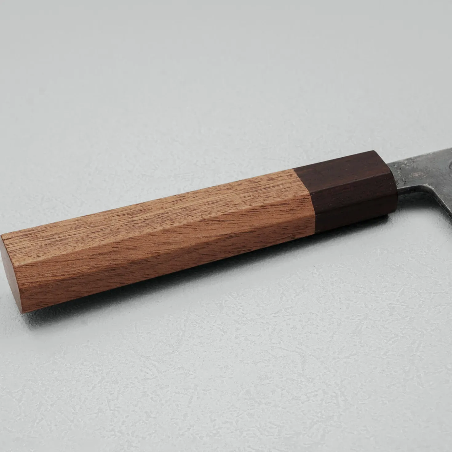 Motokyuuichi Shirogami #2 Kurouchi Tsuchime Santoku 16.5 cm