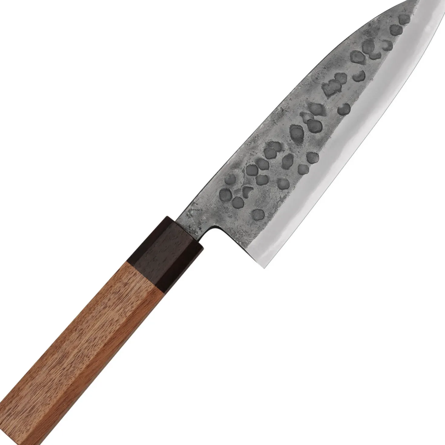 Motokyuuichi Shirogami #2 Kurouchi Tsuchime Santoku 16.5 cm