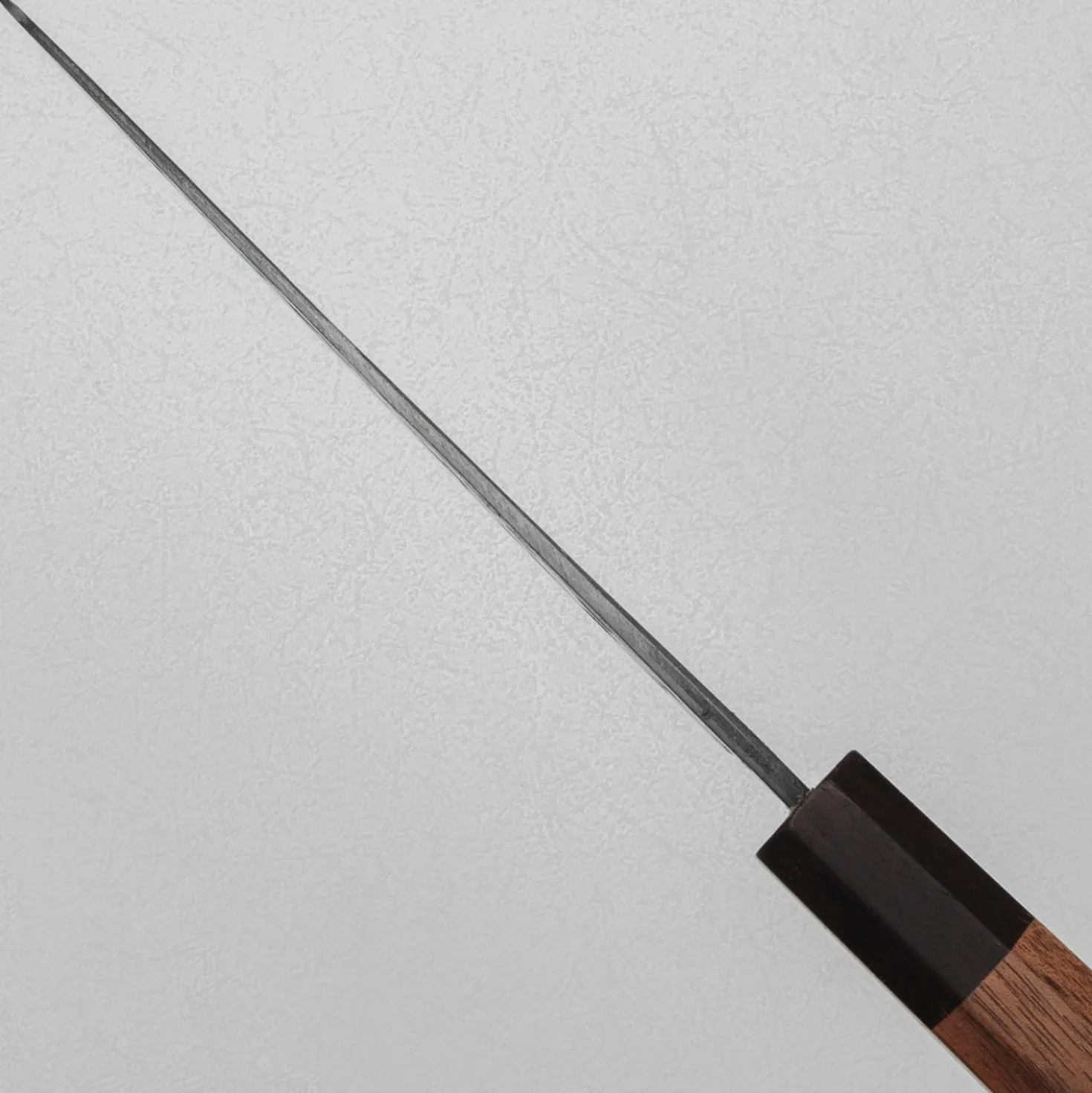 Motokyuuichi Shirogami #2 Kurouchi Tsuchime Santoku 16.5 cm
