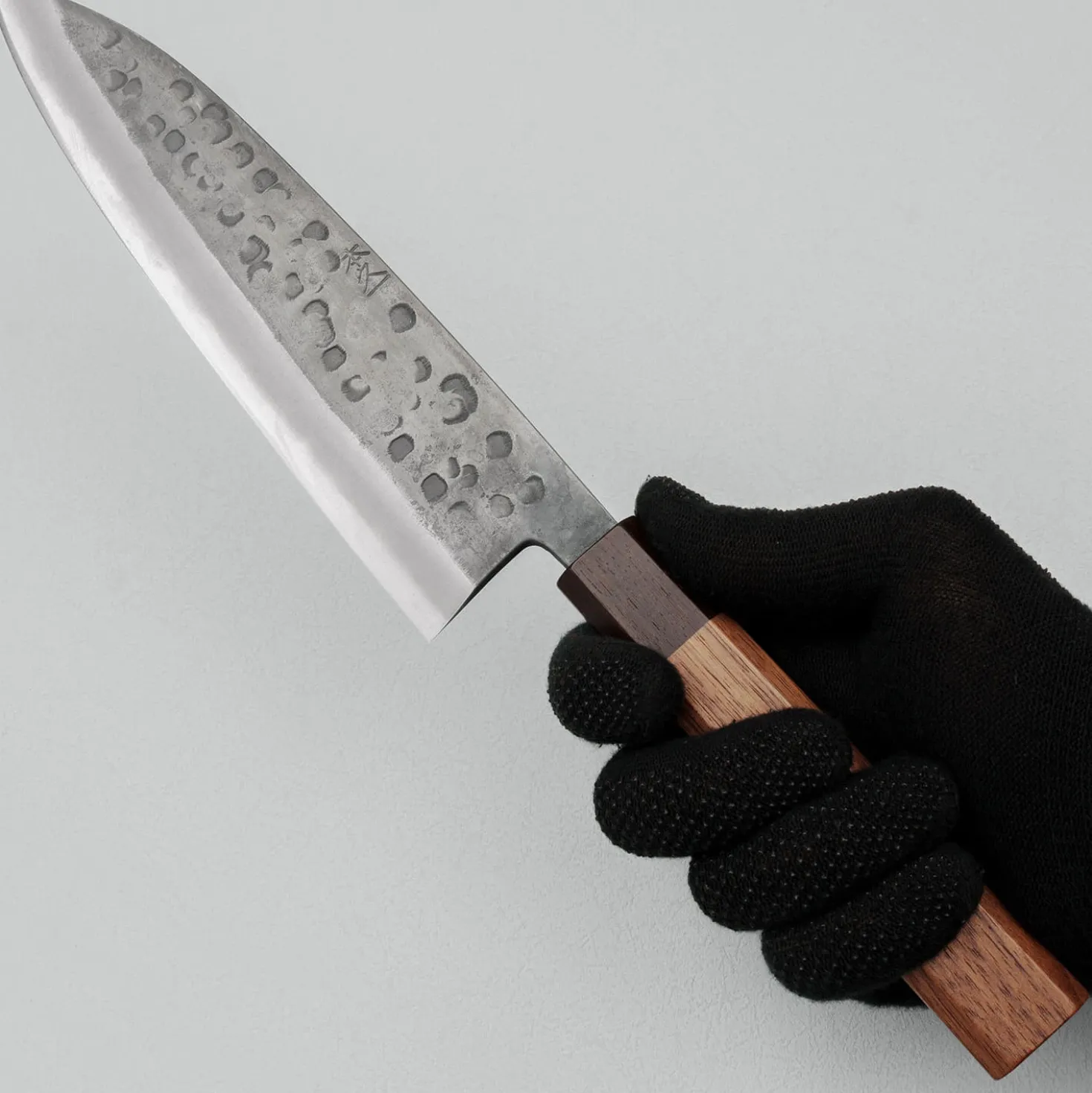 Motokyuuichi Shirogami #2 Kurouchi Tsuchime Gyuto 21 cm