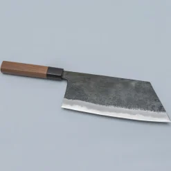 Motokyuuichi Shirogami #2 Kurouchi Chinese Kiritsuke 20 cm