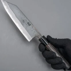 Motokyuuichi Shirogami #2 Kurouchi Bunka 18 cm